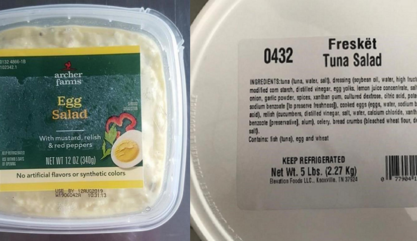 Elevation Foods recalls products Due to possible contamination with listeria monocytogenes. (Credit: Archer Farms)