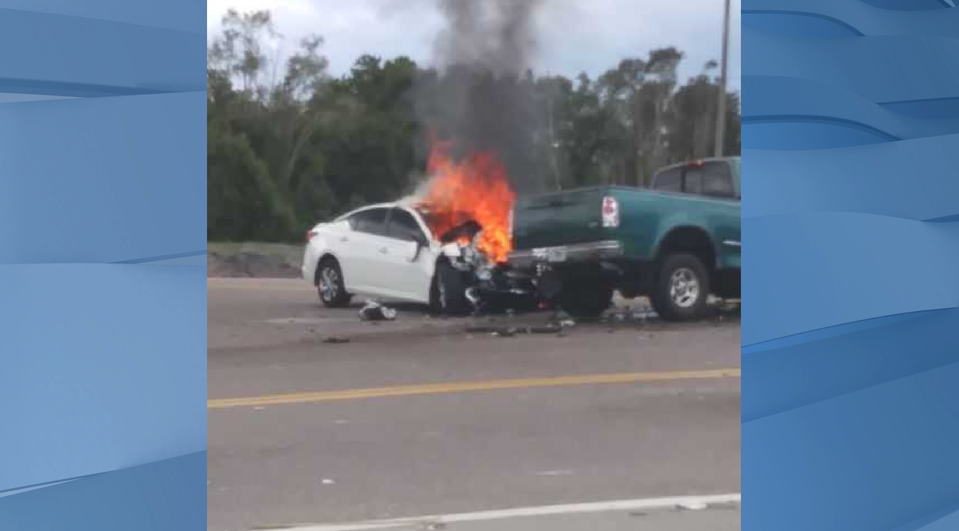 Fiery Hit-and-run Crash Injures One On SR-82 In Lehigh Acres - WINK News