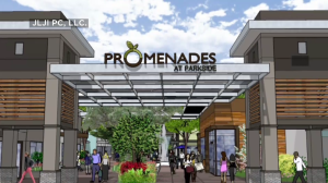 Sketch of the new Promenades at Parkside. (Credit L JLJI PC, LLC)