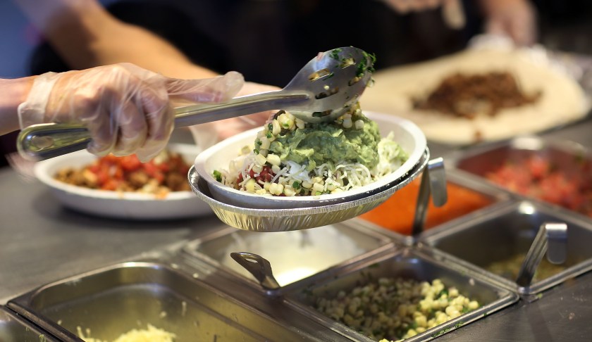 Study shows bowls used by Chipotle contain chemicals that cause cancer. (Credit: CBS)