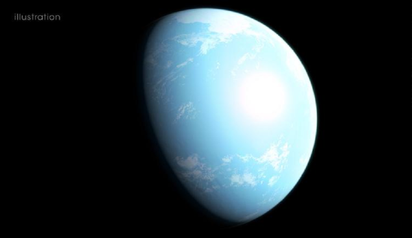Illustration of super-Earth GJ 357 d might look like. (Credit: NASA)