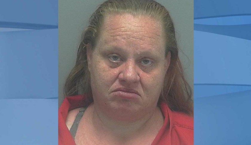 Mugshot of Justinemarie Berger, 42. (Credit: Lee County Sheriff's Office)