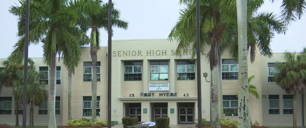 Man from hospital detained after running into Fort Myers High School