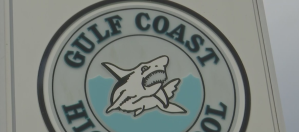 Seal of Gulf Coast High School in Collier County. (Credit: WINK News)
