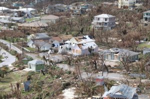 The destruction caused by Hurricane Dorian is seen from the air, in Marsh Harbor, Abaco Island, Bahamas, Wednesday, Sept. 4, 2019. The death toll from Hurricane Dorian has climbed to 20. Bahamian Health Minister Duane Sands released the figure Wednesday evening and warned that more fatalities were likely. (AP Photo/Gonzalo Gaudenzi)