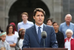 Canadian Prime Minister Justin Trudeau apologized Wednesday after a photo emerged of him wearing brownface during a school event in 2001.