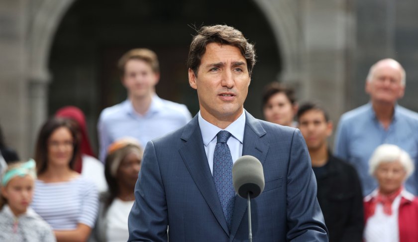 Canadian Prime Minister Justin Trudeau apologized Wednesday after a photo emerged of him wearing brownface during a school event in 2001.