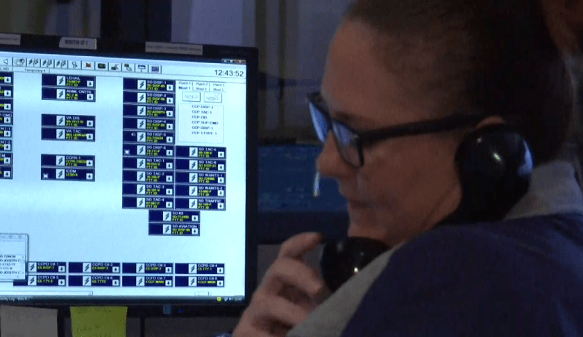 Cape Coral Police Dept. dispatcher answers the call for emergency services. (Credit: WINK News)