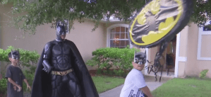 Finalist for Lee County Officer of the Year turns sick kids into superheroes. (Credit: WINK News
