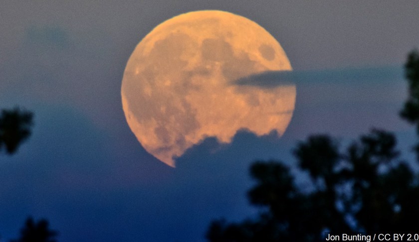 Full Harvest Moon will illuminate the night sky on Friday the 13th. (Credit: MGN)