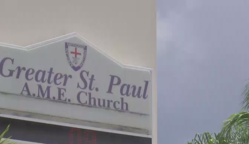 Greater St. Paul AME Church in Coconut Grove. (Credit: WINK News)