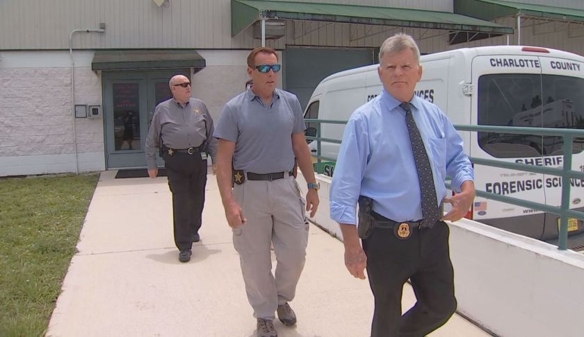 Left to right: Charlotte County Cold Case Detectives Mike Vogel, Kurt Mehl and Mike Gandy (Credit: WINK News)