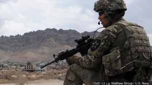 U.S. Army soldier providing security. (Credit: MGN)