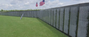 The Vietnam Memorial Wall, honoring the names of those who gave the ultimate sacrifice for our country. (Credit: WINK News)