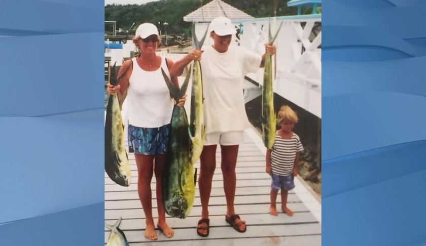 The family at their former home of the Abaco Islands, Bahamas (Family provided photo)