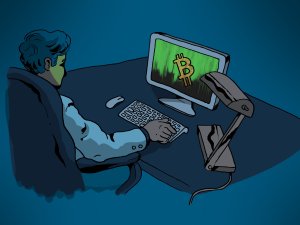 The United States' Department of Justice (DOJ) revealed how it had followed a trail of bitcoin transactions to find the suspected administrator of the site: A 23-year-old South Korean man named Jong Woo Son. (Credit: CNN illustration)