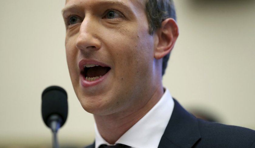 Facebook CEO Mark Zuckerberg testifies before a House Financial Services Committee hearing on Capitol Hill in Washington, Wednesday, Oct. 23, 2019, on Facebook's impact on the financial services and housing sectors. (AP Photo/Andrew Harnik)