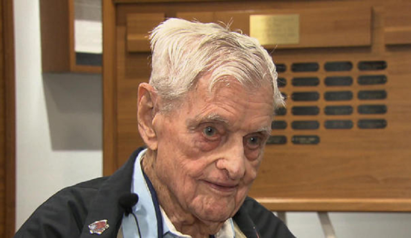 Jack Eaton, 100. (Credit: CBS News)