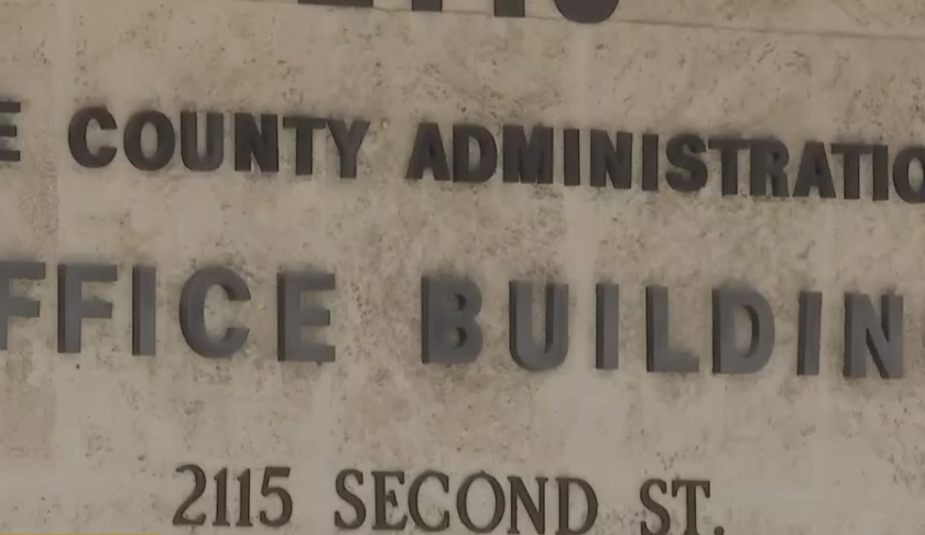 Lee County admin building. (Credit: WINK News)
