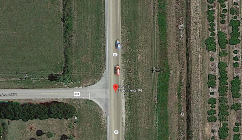 Site of the fatal crash. (Credit: Google Maps)