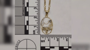 The necklace behind the mystery. (Credit: WINK News)
