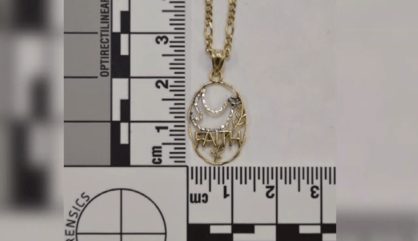 The necklace behind the mystery. (Credit: WINK News)