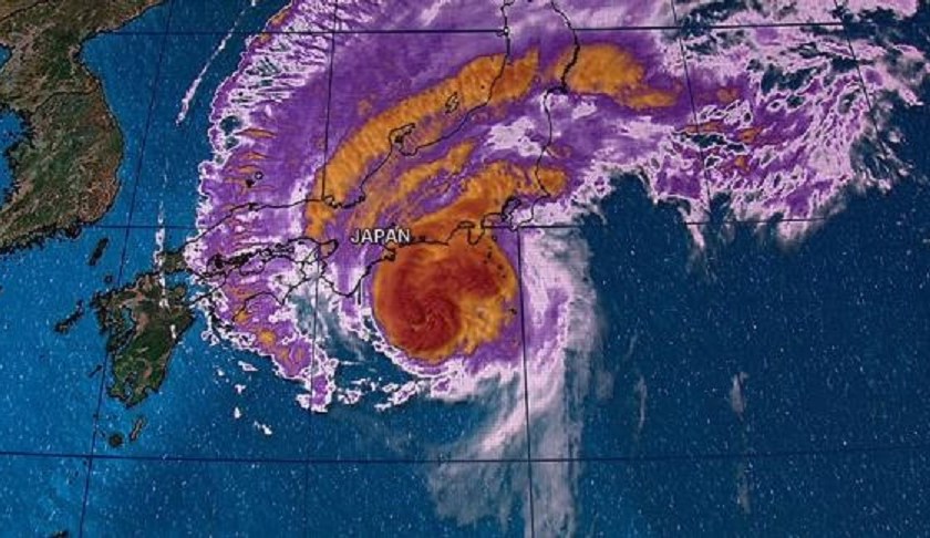 Typhoon Hagibis. (Credit: CNN)