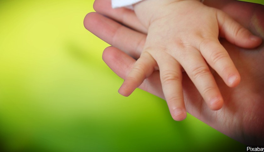 Mother and baby hands. (Credit: MGN)