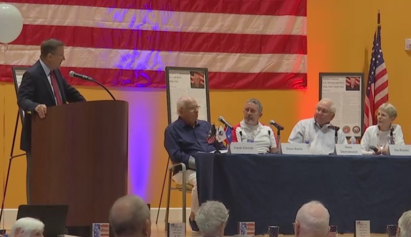 Panel discusses improving the lives of veterans. (Credit: WINK News)