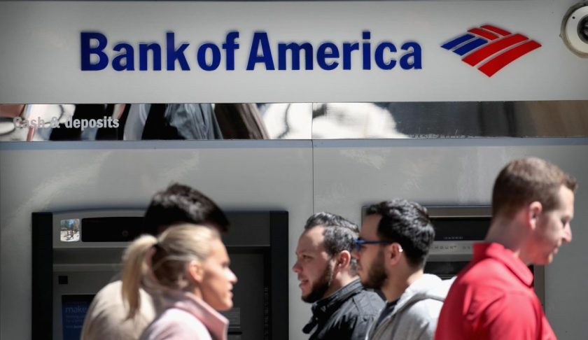 The American job market remains tight, and banks are scrambling to find people who want to work at their branches. That's why Bank of America is raising its minimum wage to $20 an hour in 2020 — a year earlier than expected. (Credit: Scott Olson/Getty Images)