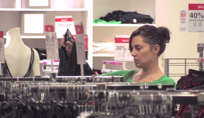 Woman shopping at a Lee County Target on Nov.. 4, 2019. (Credit: WINK News)