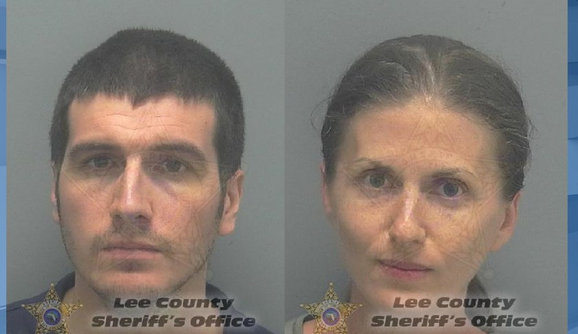 Ryan O'Leary and Sheila O'Leary. (Credit Lee County Sheriff's Office.)
