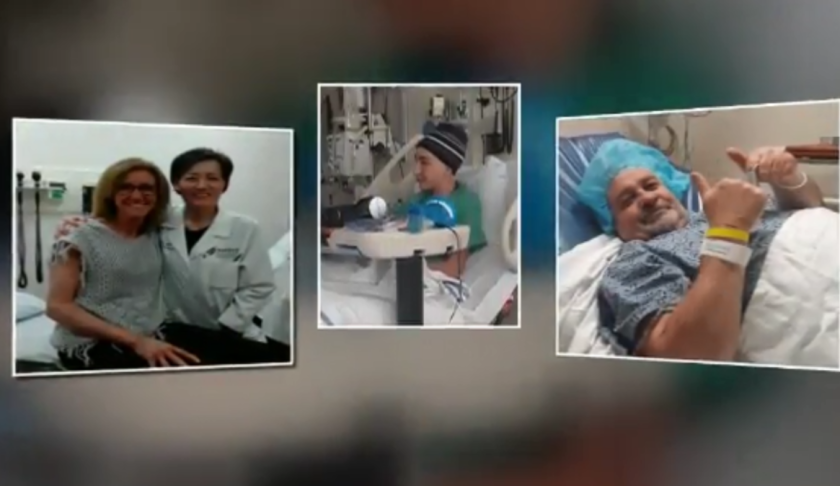 All three family members are battling cancer. (Credit: Desclefs Family via CNN)