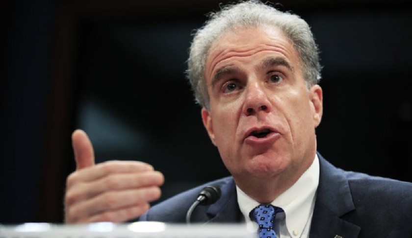 FILE - In this June 19, 2018, file photo, Department of Justice Inspector General Michael Horowitz testifies before a joint House Committee on the Judiciary and House Committee on Oversight and Government Reform hearing on Capitol Hill in Washington. A Justice Department inspector general report being released Monday is expected to say that the FBI had a legitimate basis to open its investigation into ties between the Trump campaign and Russia and that senior law enforcement officials weren’t motivated by partisan bias. (AP Photo/Manuel Balce Ceneta, File)