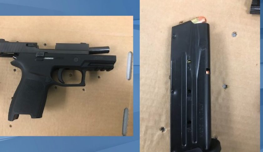 Gun recovered by Lee County deputies from 12-year-old student at Harns Marsh Middle School in Buckingham. (Credit: Lee County Sheriff's Office)