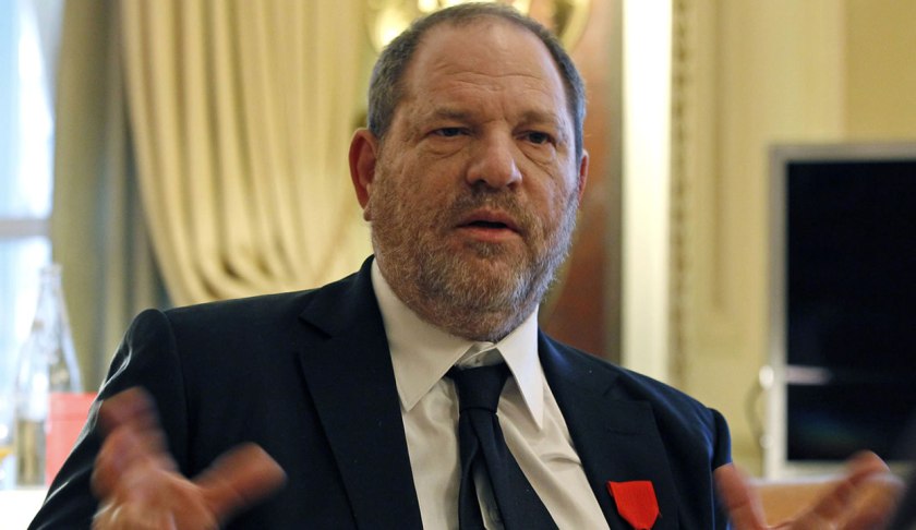 In this March 7, 2012 file photo, U.S film producer and movie studio chairman Harvey Weinstein during an interview with the Associated Press in Paris (AP Photo/Remy de la Mauviniere, File)