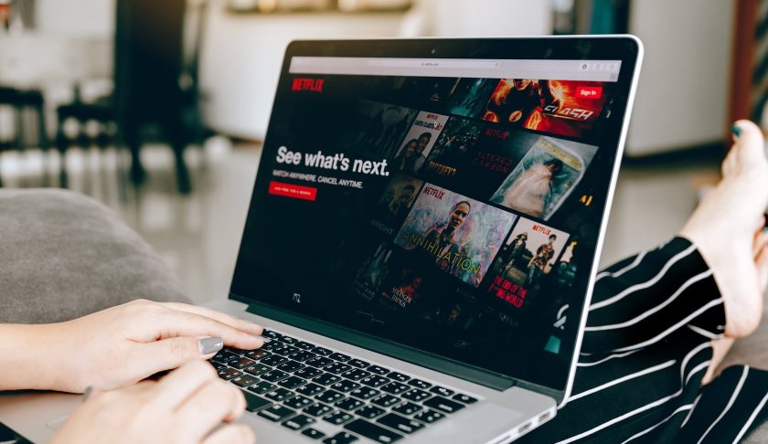 Netflix executives have repeatedly said the company will not run ads to generate more revenue. But with competition getting more intense, one Wall Street analyst thinks Netflix should offer a cheaper ad-supported service. (Credit: Shutterstock)