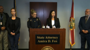State Attorney Amira Fox announces an indictment for crimes against children. (Credit: WINK News)