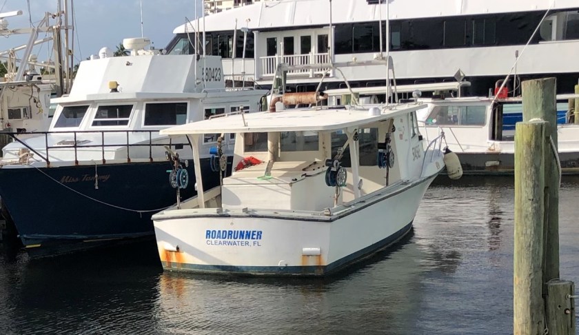 This photo shows the Road Runner, which is the ship involved in the incident. According to Reporter Justin Kase, the owner of the ship sent the photo to WINK News.