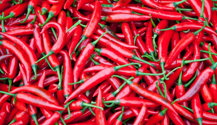 Eat chili peppers and you could reduce your risk of dying, according to a new study. (Credit: Shutterstock)