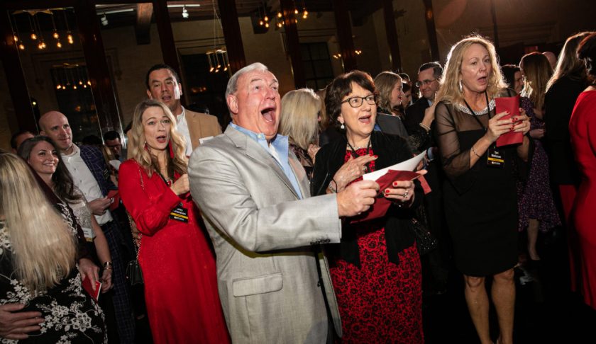 The employees of St. John Properties found out about the bonuses at the holiday party. The bonuses totaled around $10 million. (Credit: Courtesy St. John Properties)