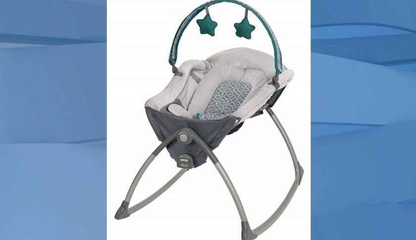 Photo shows the Graco Little Lounger Rocking Seat. Infant fatalities have been reported with other manufacturers’ inclined sleep products, after infants rolled from their back to their stomach or side, or under other circumstances. (Credit: Graco)