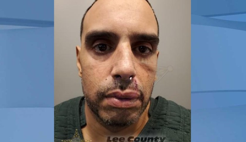 Mugshot of Jason David Lopez, 36. (Credit: Lee County Sheriff's Office)