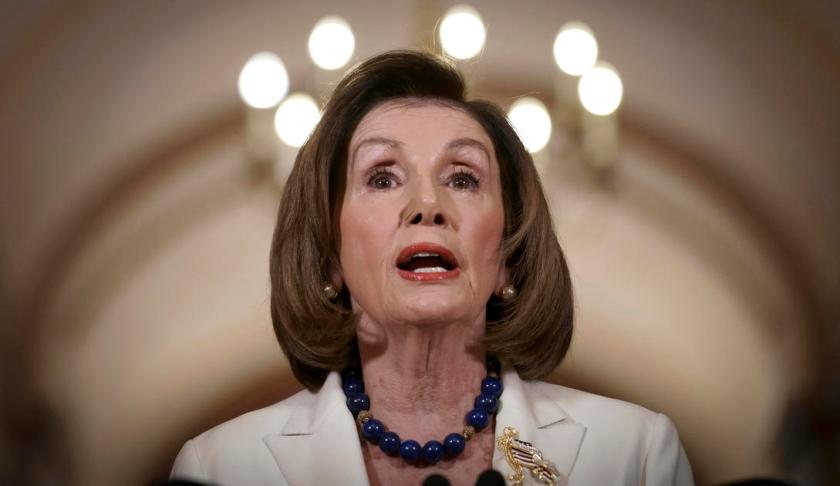 Nancy Pelosi says House will vote on war powers resolution this week. (Credit: AP)