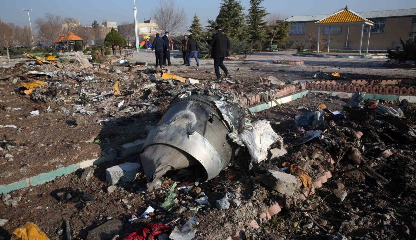 A three-year old Boeing 737-800 jet operated by Ukraine International Airlines crashed soon after takeoff from Tehran's international airport, killing all 176 people on board. (Credit: AFP via Getty Images)