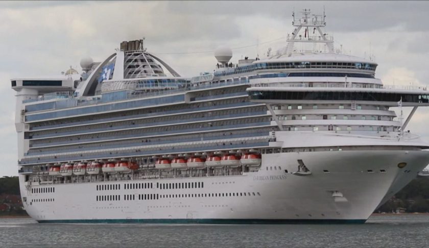 Carnival's Princess Cruise Liner. (Credit: CBS News)