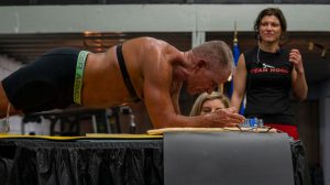 But George Hood, who set the male world record for longest time in the abdominal plank position, is 62 and says he's in the greatest shape of his life. (Credit: Josef Holic Photography)