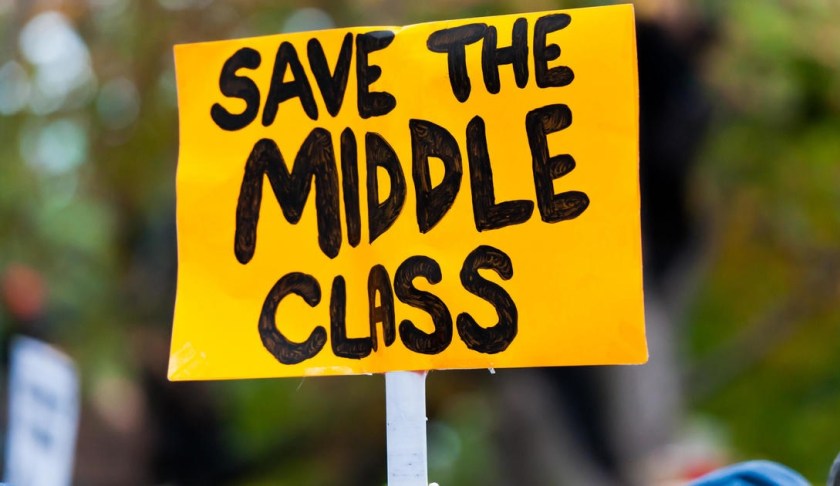 It now takes up to 66 weeks to pay for 52 weeks of middle-class basics. (Credit: CBS News)