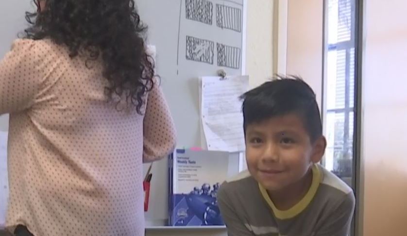 Many kids find the first day of school scary. For instance, consider Tomas Simaj's first day at Tice Elementary School. He was in a new country and did not speak English. (Credit: WINK News)