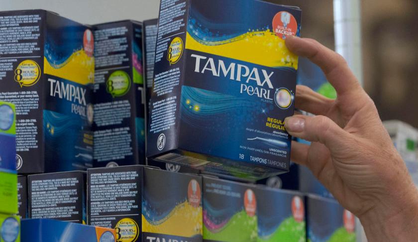 The Scottish parliament approved plans make period products free for all women. (Credit: CBS News)